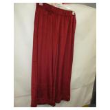 NEW WOMENS M WIDE LEG VELOUR LOUNGE PANTS JOCKEY