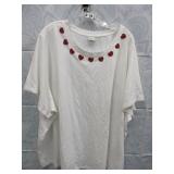 4X - NEW WOMENS TEE - HEARTS - A NEW DAY