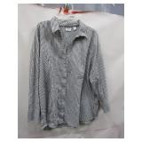 NEW WOMENS COLLAR SHIRT LEE RIDER 2X