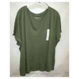 NEW WOMENS VNECK TEE AVA & VIV 3X