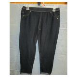 NEW WOMENS SMALL CAPRI JEAN LEGGINGS BOBBIE BROOKS