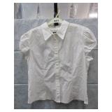 NEW JUNIORS WILD FABLE BUTTON UP TOP XL