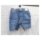 NEW WOMENS HIGHRISE BERMUDA JEAN SHORTS *SZ 10