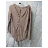 NEW WOMENS CASUAL TOP LARGE KNIT LONG SLEEVE