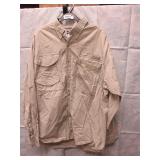 NEW MEN'S LARGE COLUMBIA LONG SLEEVE VENTED SHIRT