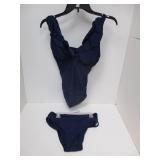 NEW WOMENS SWIM BIKINI MEDIUM HALTER SET