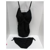 NEW WOMENS SWIMSUIT XL 2 PIECE HALTER TOP