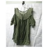 NEW WOMENS BOHO TOP LARGE BY ASBOLUTELY FABULOUS