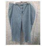 NEW WOMENS CROP JEANS DG2 22-24-26 WIDE TALL