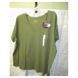 NEW WOMENS SOFT TEE 3X BY AVA & VIV