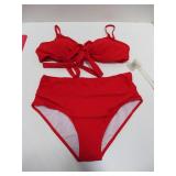 NEW WOMENS SWIMSUIT XL 2 PIECE HIGH WAIST BIKINI