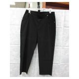NEW WOMENS STRETCH CASUAL PANTS BY HUE LARGE