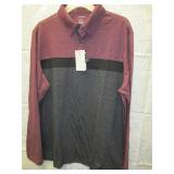NEW MEN'S VAN HEUSEN LONG SLEEVE SHIRT SIZE LG