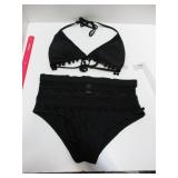 NEW WOMENS SWIMSUIT XL 2 PIECE HIGH WAIST