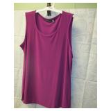 NEW WOMENS CASUAL TANK 1X NINA LEONARD