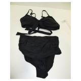 NEW WOMENS SWIMSUIT SMALL HIGH WAIST 2 PIECE