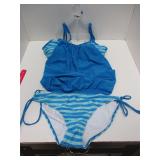 NEW WOMENS 2 PIECE SWIMSUIT XXL - HALTER TOP STYLE