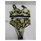 NEW WOMENS SWIMSUIT MEDIUM 2 PIECE HIGH WAIST