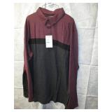NEW MENS LARGE COLLAR LONG SLEEVE BY VAN HEUSEN