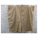 NEW MENS KHAKI SHORTS 50 BIG & TALL ST JOHNS BAY