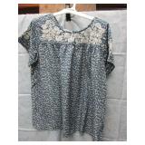 NEW WOMENS TOP BY SEE AND BE SEEN SIZE L