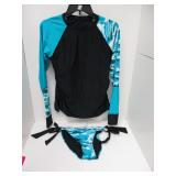 NEW WOMENS SWIM BIKINI LARGE WET SUIT