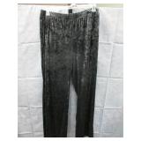 NEW WOMENS VELVET CASUAL PANTS LARGE A NEW DAY