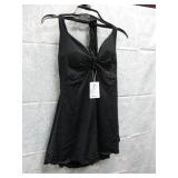 NEW WOMENS SWIM SUIT DRESS XL / 14