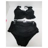 NEW WOMENS SWIM BIKINI LARGE HIGH WAIST