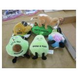 PUNCHKINS ASSORTED ADULT PLUSH TOYS