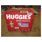 HUGGIES LITTLE MOVERS *42 DIAPERS *SIZE 7/ 41+ LBS