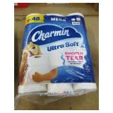 TOILET PAPER * CHARMIN MEGA ULTRA SOFT *12=48 ROLL