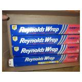 REYNOLDS WRAP ALUMINUM FOIL *75FT *4 BOXES