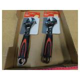 TOOL LOT *2 NEW ROAD PRO ADJUTABLE WRENCHES