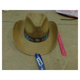 NEW ADULT COWBOY SUN HAT *OSFM *FRESTYLE