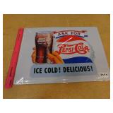 VINTAGE-STYLE METAL SIGN WALL DECOR *PEPSI-COLA