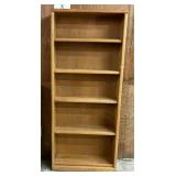 Oak Bookcase - 84'H