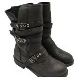 Men's Medieval Faux Leather Boots
