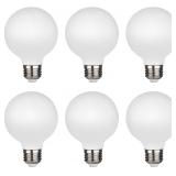 New - KGC G25 LED Globe Light Bulbs - 6 Pack