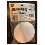 New - Hamburger Press Divider Disc - Set of 18 X 4