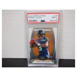 2012 TOPPS PLATINUM #138 RUSSELL WILSON RC PSA 8