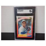 1990 TOPPS BAZOOKA #18 KEN GRIFFEY JR SGC 9