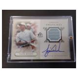 2004 UPPER DECK SIGNED AUTO TIGER WOODS /25 SWATCH