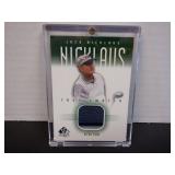 2001 SP AUTHENTIC JACK NICKLAUS SWATCH CARD /500