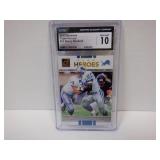 2017 DONRUSS #17 BARRY SANDERS TEAM HEROES CGC 10