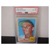 1968 TOPPS #58 EDDIE MATHEWS PSA 4