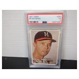 1957 TOPPS #250 ED MATHEWS PSA 3