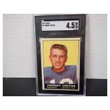 1961 TOPPS #1 JOHNNY UNITAS SGC 4.5