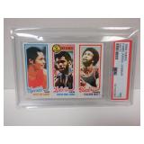 1980 TOPPS CARR, ABDUL-JABBAR NATT PSA 7