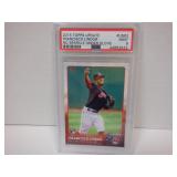 2015 TOPPS UPDATE #US82 FRANCISCO LINDOR RC PSA 9